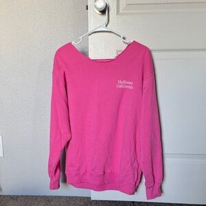 Hollister Vibrant Pink Crewneck